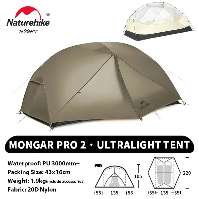 Naturehike Mongar PRO Ultralight Two Person Tent