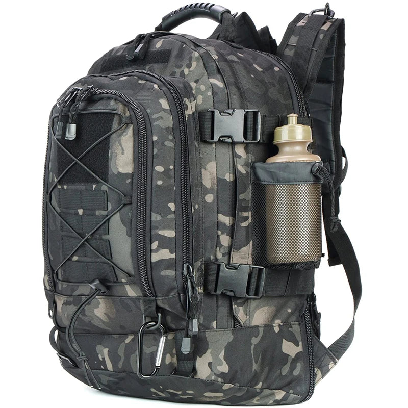 Lqarmy 65L Military Tactical Backpack For Hiking And Camping