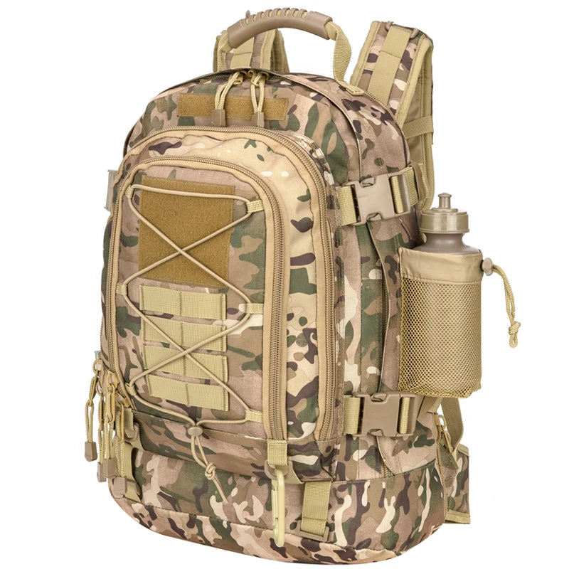 Lqarmy 65L Military Tactical Backpack For Hiking And Camping