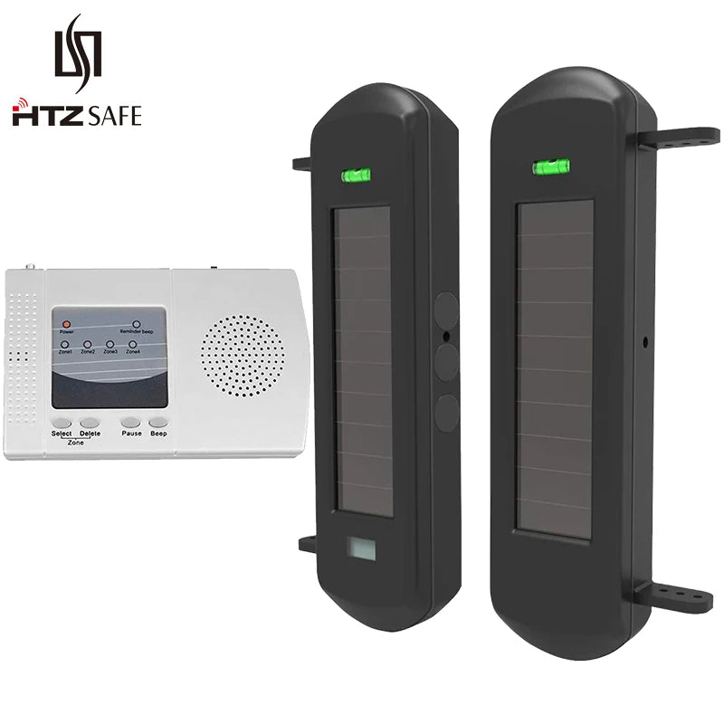 Htzsafe Solar Beam Sensor Driveway Alarm And Home Security