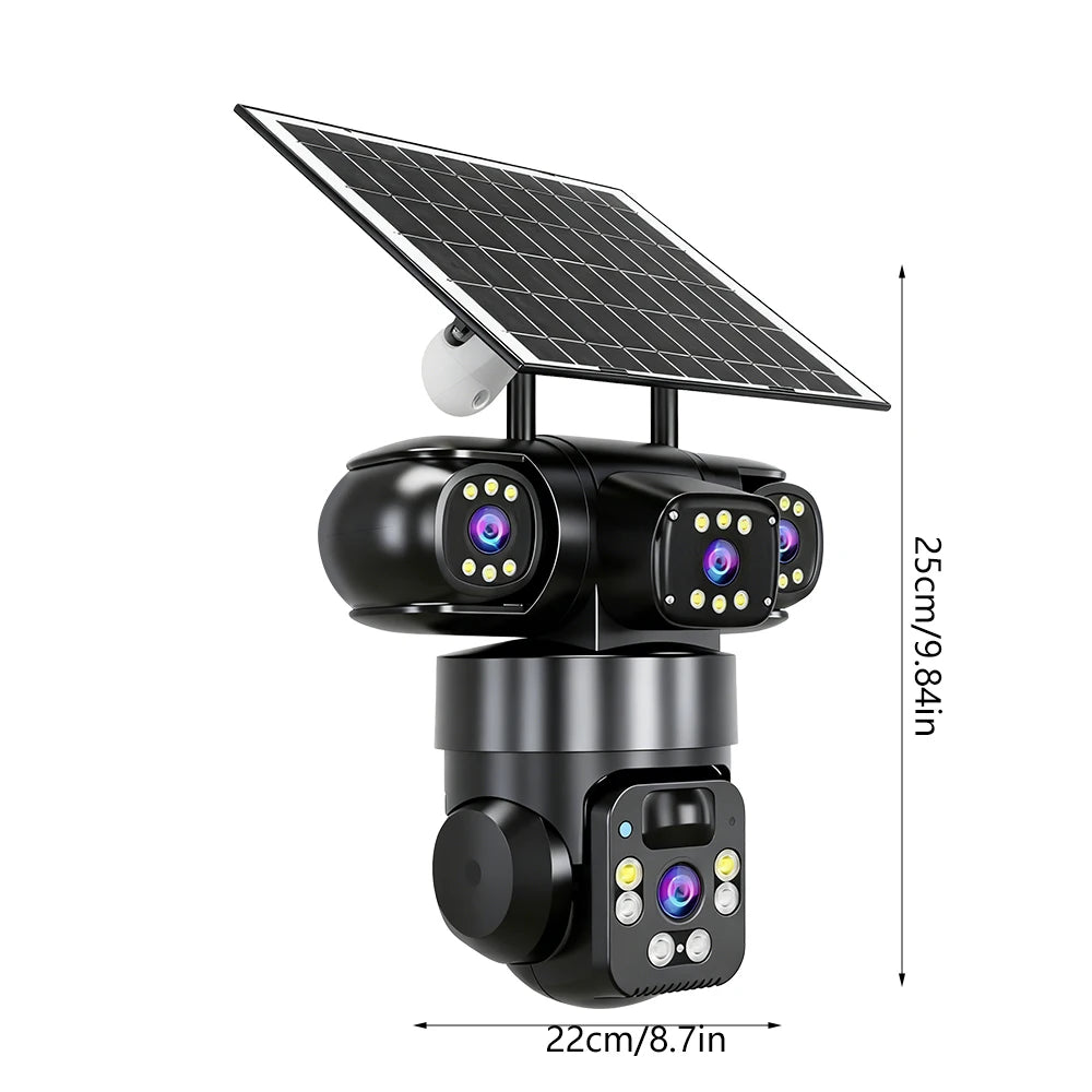 Solar 4G Wireless Outdoor Security Camera With Smart Motion Detection