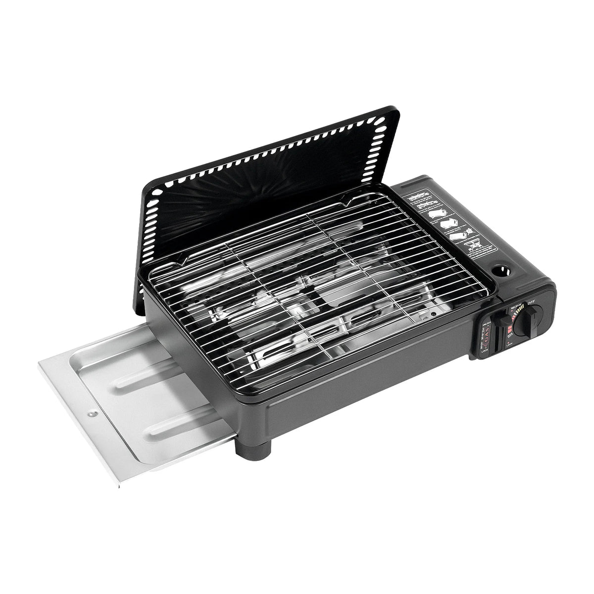 Portable Butane Grill Stove For Camping And BBQ With Case