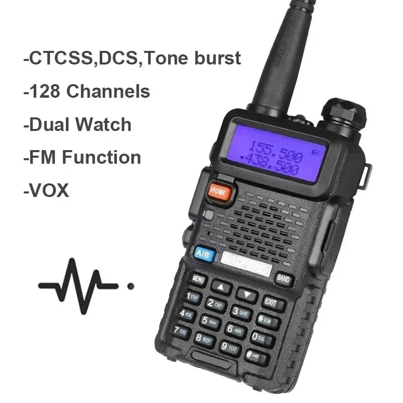 Baofeng Pro Dual Band Radio With Long Range For Hikers