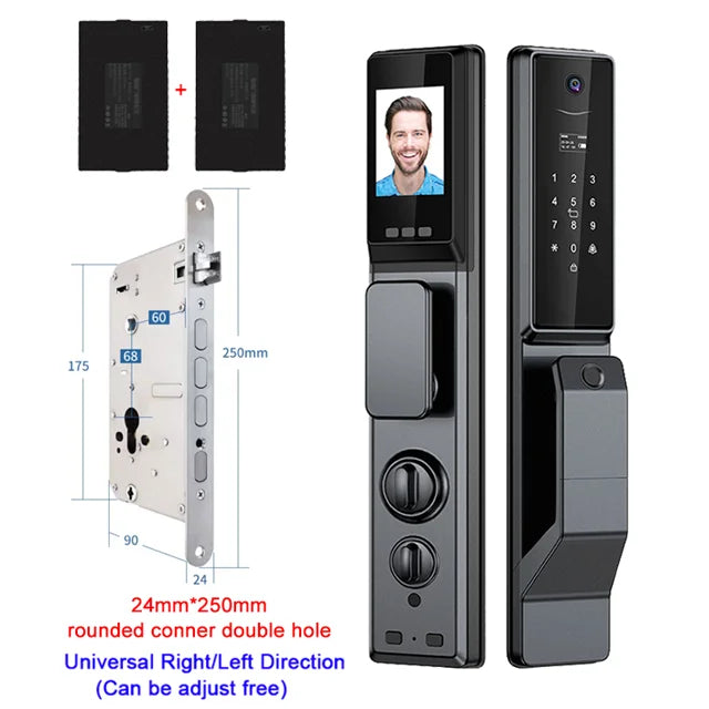 YKESDL Smart Fingerprint Door Lock With WiFi Camera And Password