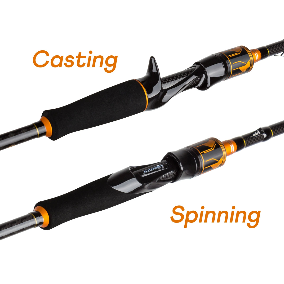 Biutifu Pro T1000 Carbon Spinning Casting Fishing Rod Fuji Guides For Anglers