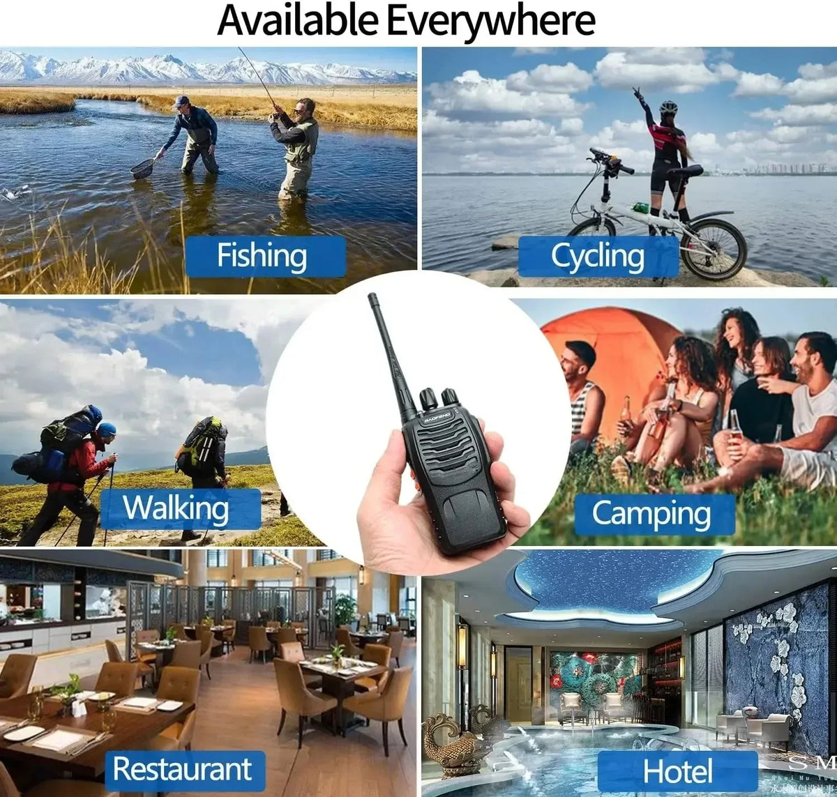 Baofeng BF-888S Portable Two Way Radio With Extended Range For Hikers
