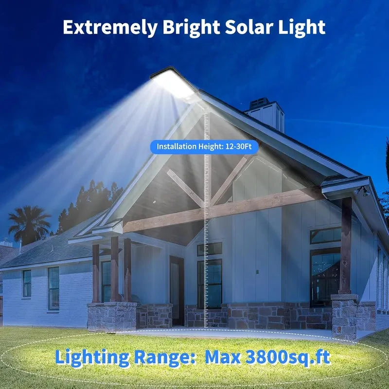 Solar Outdoor Security Light With Motion Sensor And Waterproof Led