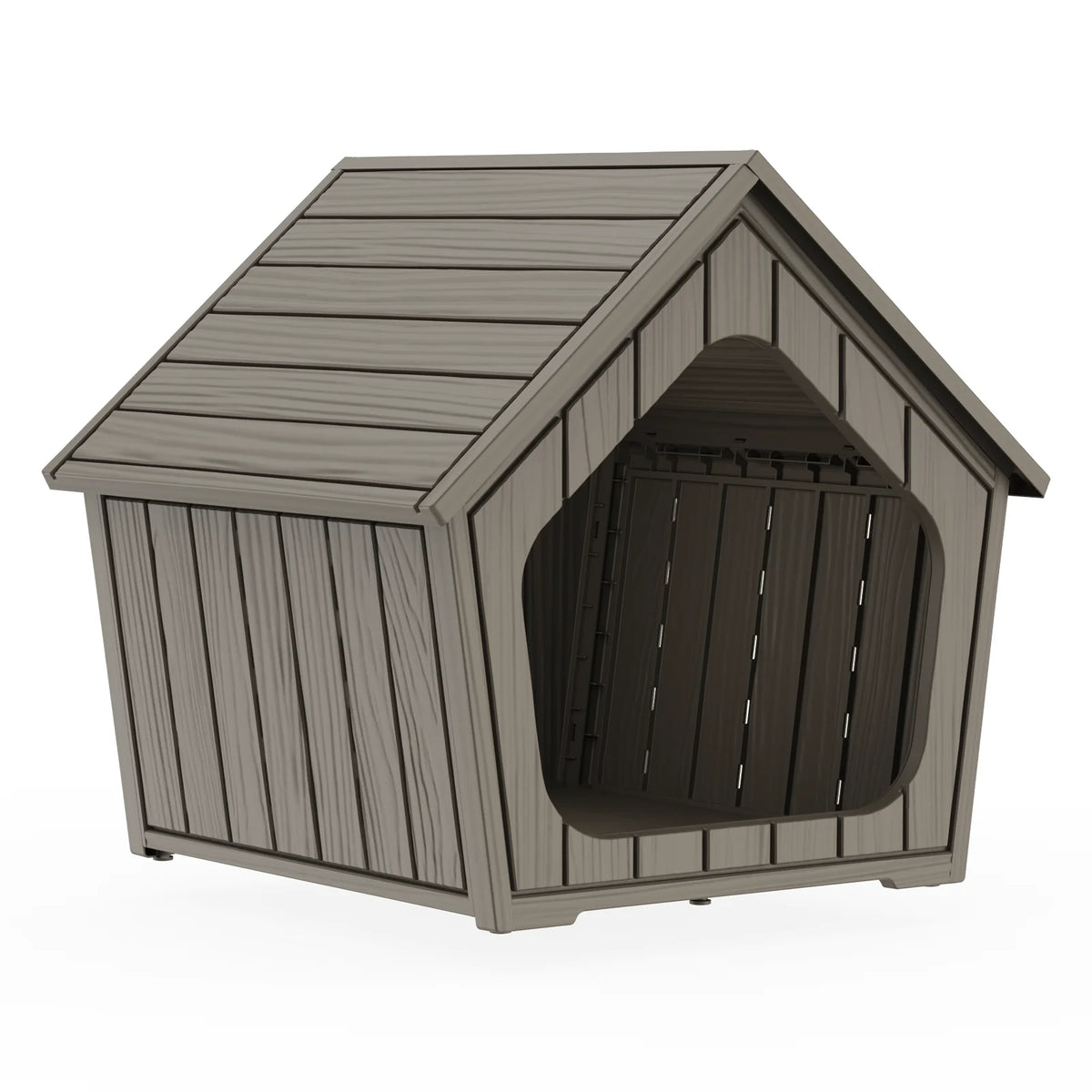 Waterproof Ventilated Plastic Dog House for Outdoor Shelter