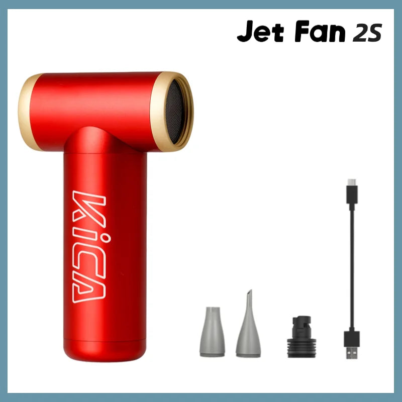 KiCA JetFan 2S Rechargeable Portable Air Blower For Camping