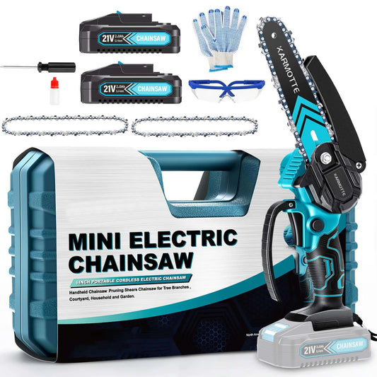 Mini Brushless Chainsaw With Auto Oiler For Tree Trimming
