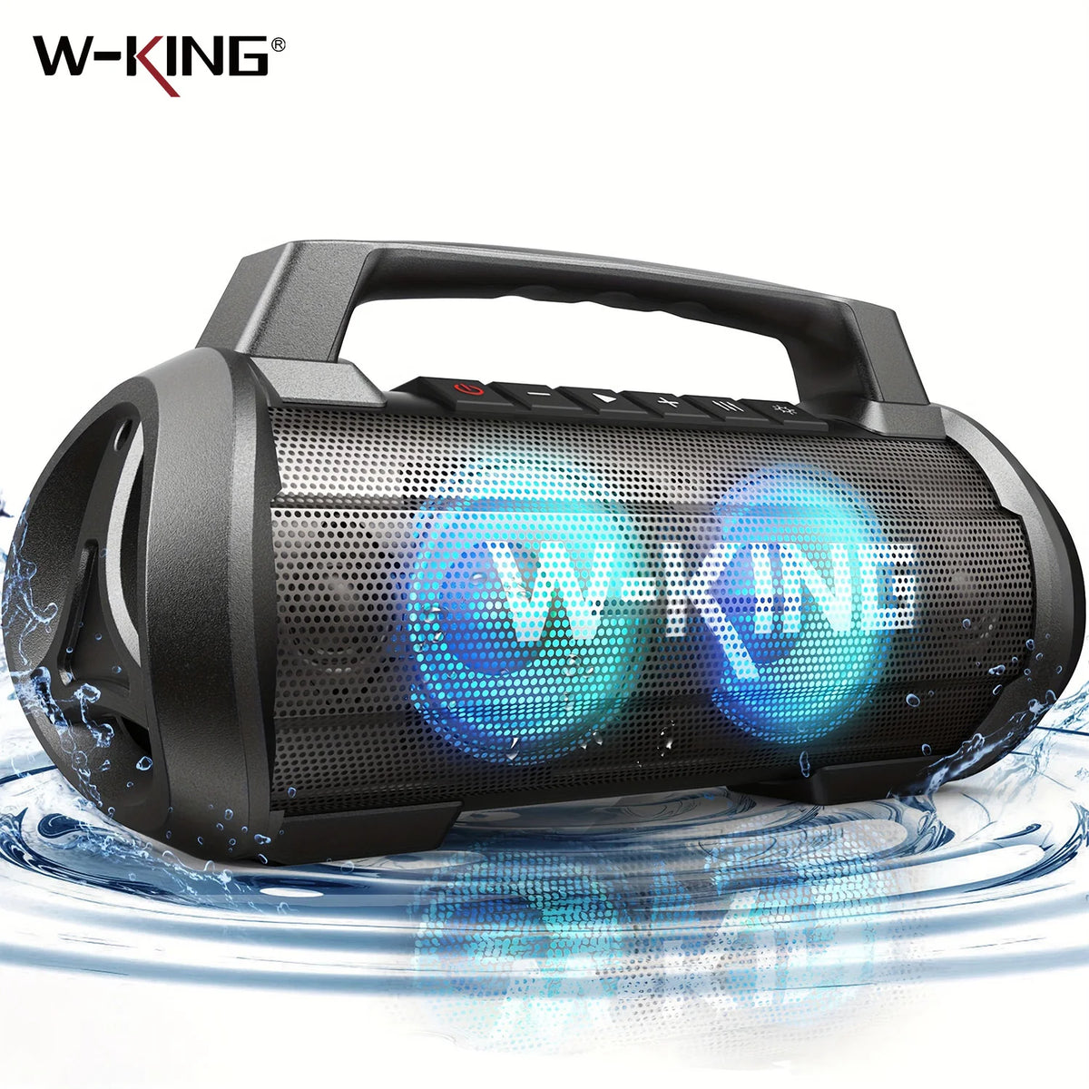 W King 70W Waterproof Portable Bluetooth Speaker With Bass