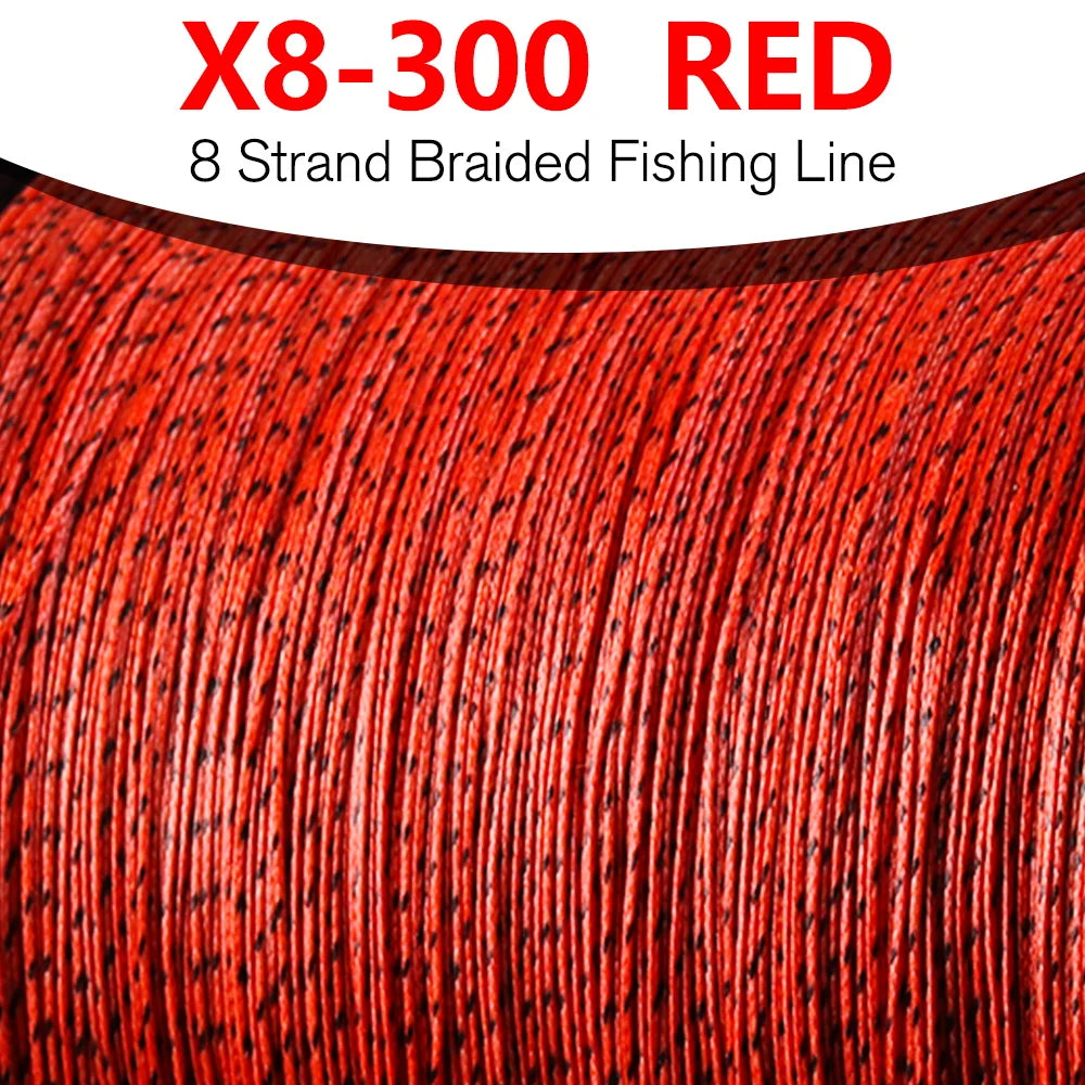 Bakawa 300M 8-Strand Braided Fishing Line For Saltwater Casting