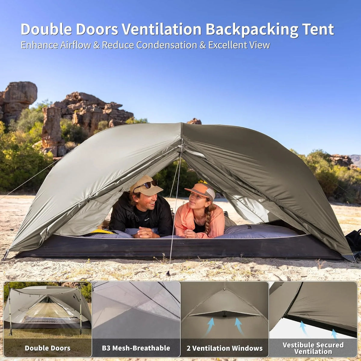 Naturehike Mongar PRO Ultralight Two Person Tent
