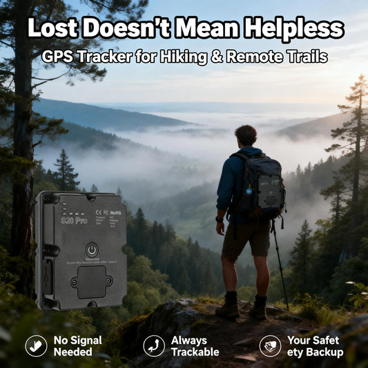 Wanwaytech 4G GPS Tracker With Waterproof Real Time SOS Tracking