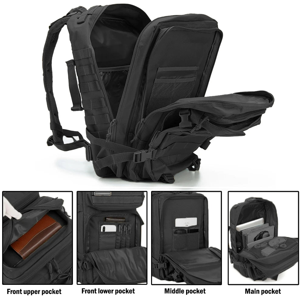 ReFire Gear Tactical Molle Backpack Outdoor Trekking
