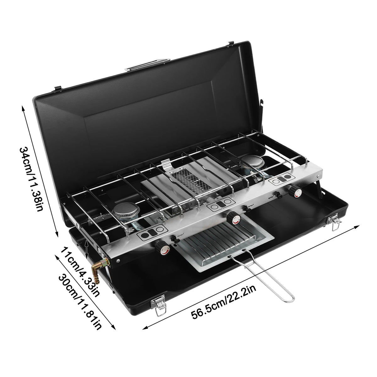 4.5Kw Portable Gas Camping Stove For Outdoor Cooking