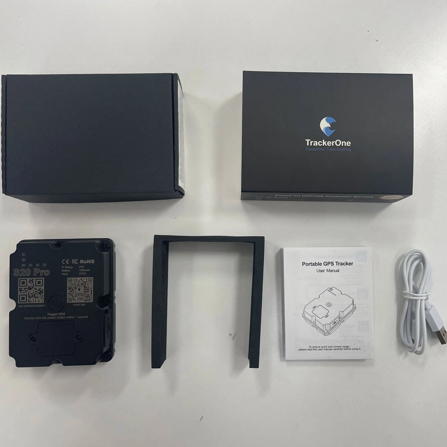 Wanwaytech Real Time GPS Asset Tracker With Sos Alerts