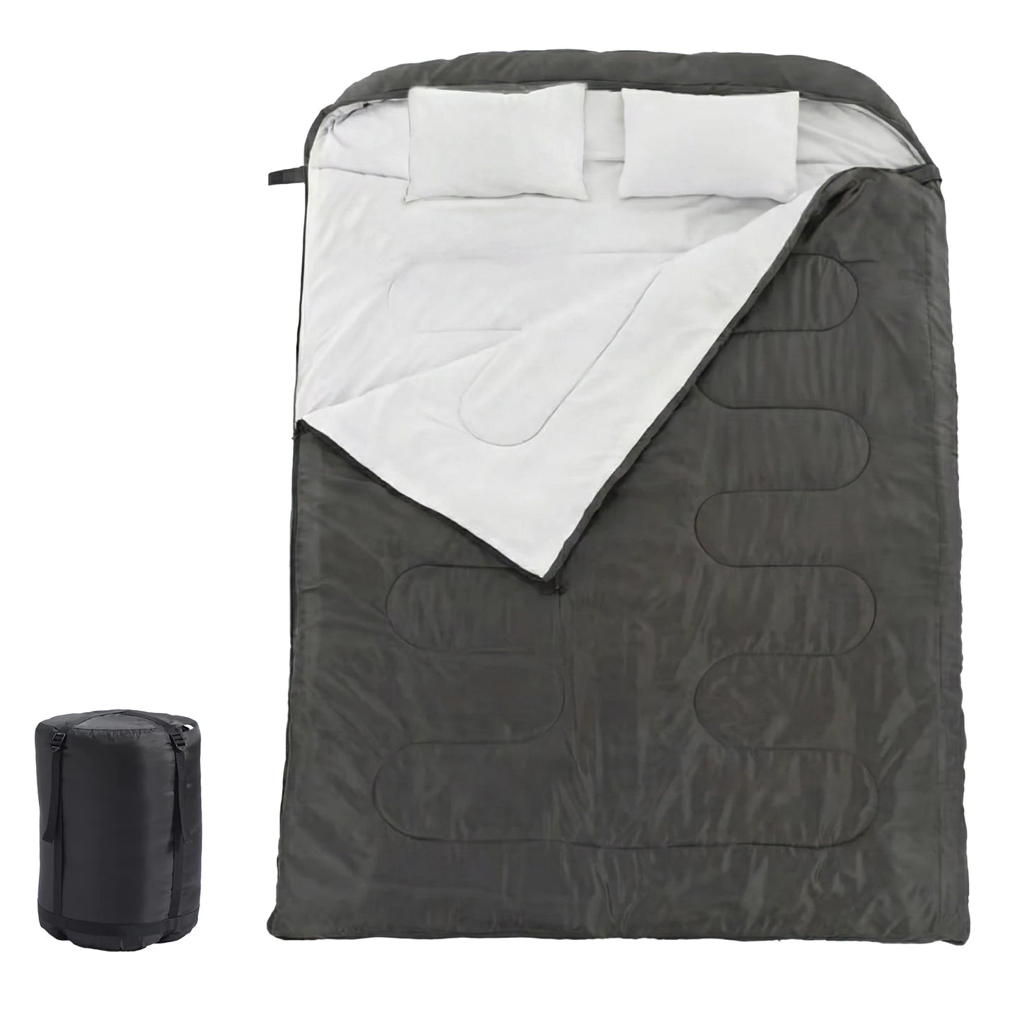 Double Sleeping Bag For Adults With Pillow Three Season