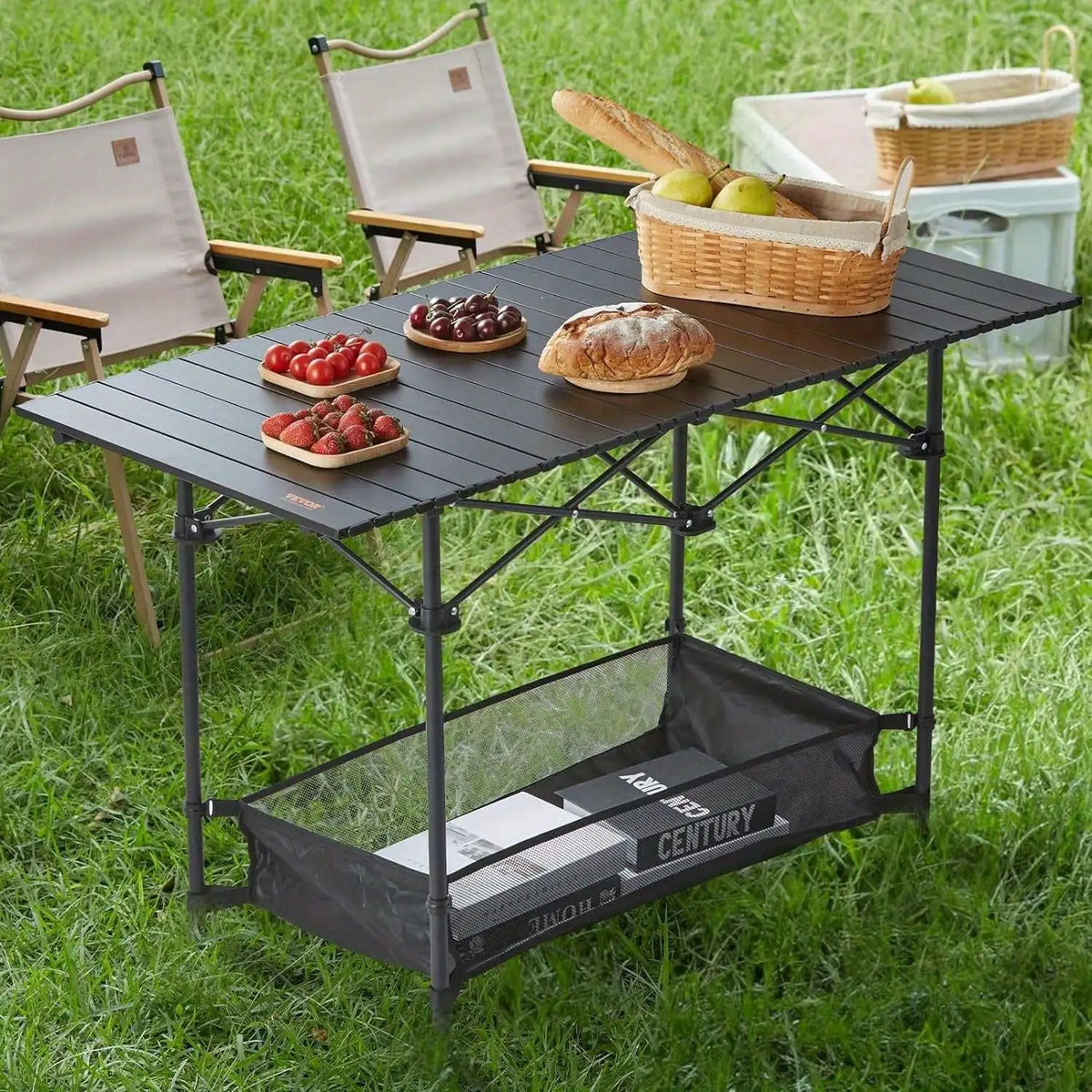 Aoran Outdoor Folding Aluminum Picnic And Camping Table