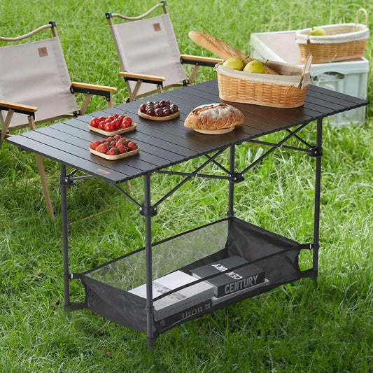 Aoran Outdoor Folding Aluminum Picnic And Camping Table
