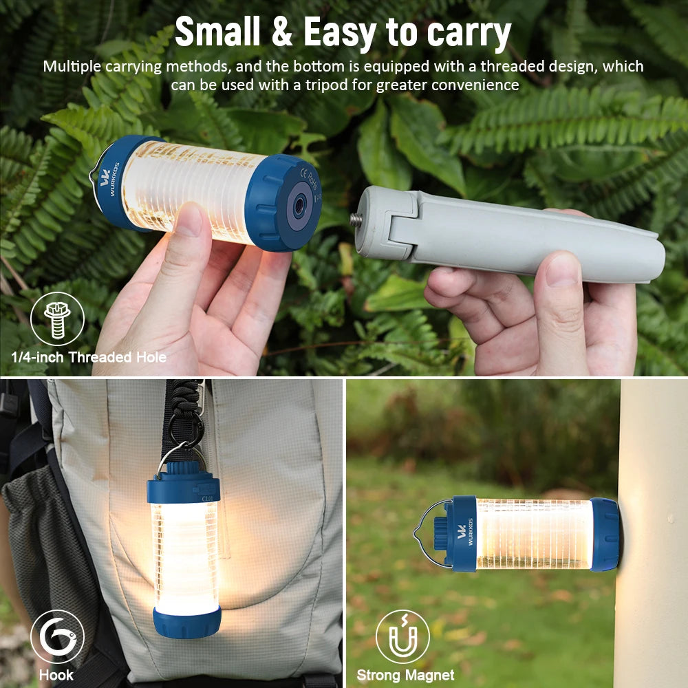 Wurkkos CL01 Mini 360 Degree RGB Rechargeable LED Flashlight