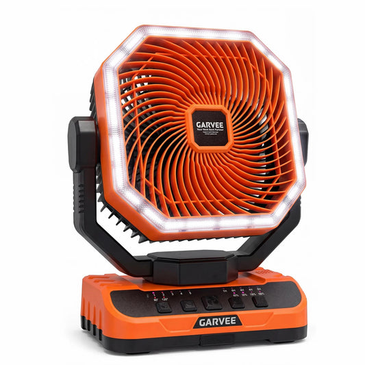 HiMISS Portable Camping Fan With Remote Timer