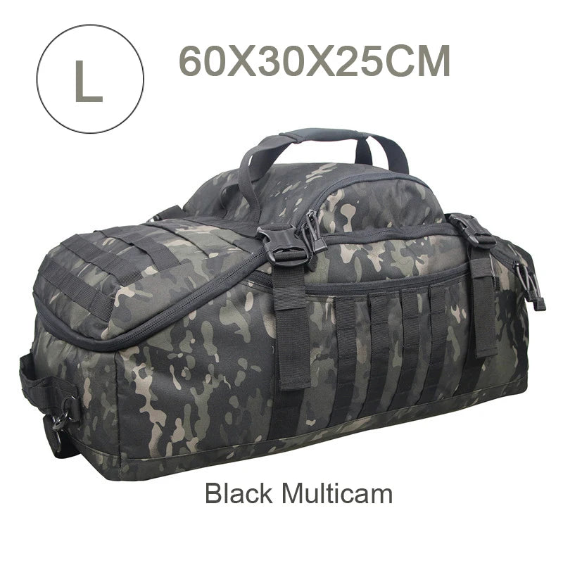 LQARMY Large Capacity Molle Tactical Hiking Camping Backpack