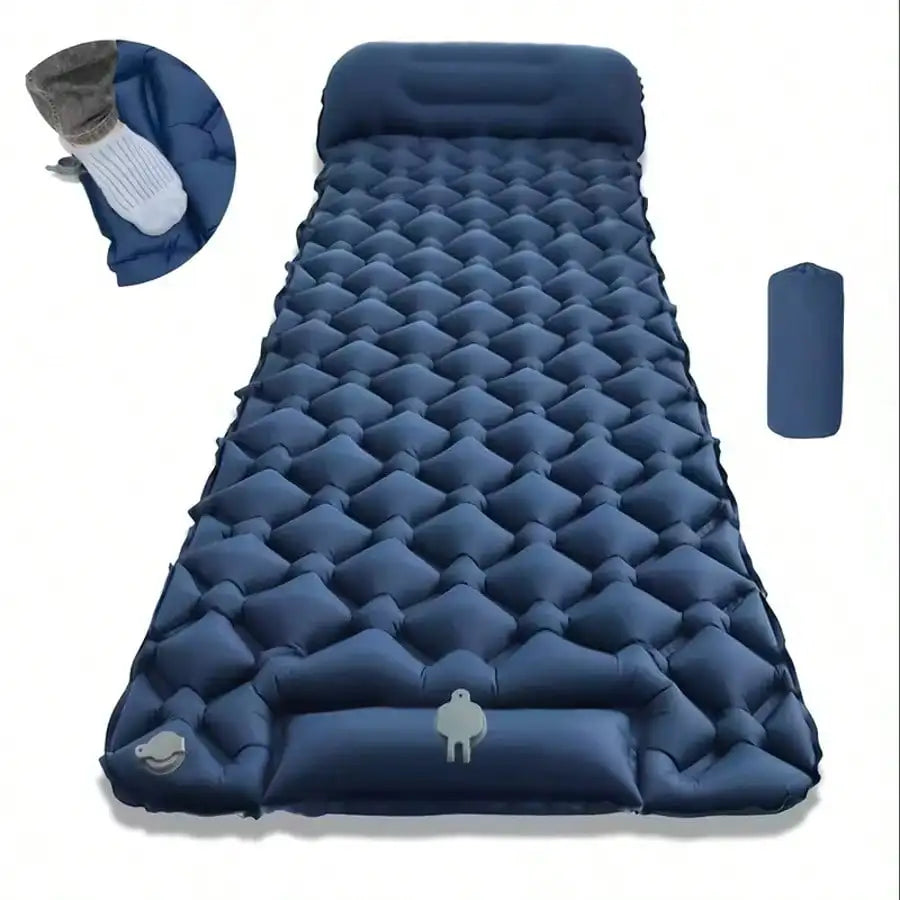 Ultra Lightweight Inflatable Camping Mattress With Built In Pump