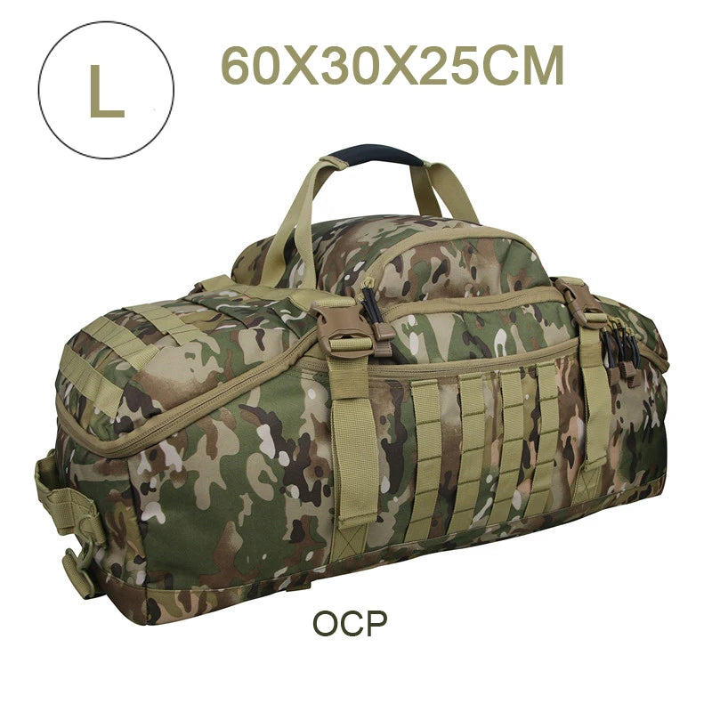 LQARMY Large Capacity Molle Tactical Hiking Camping Backpack