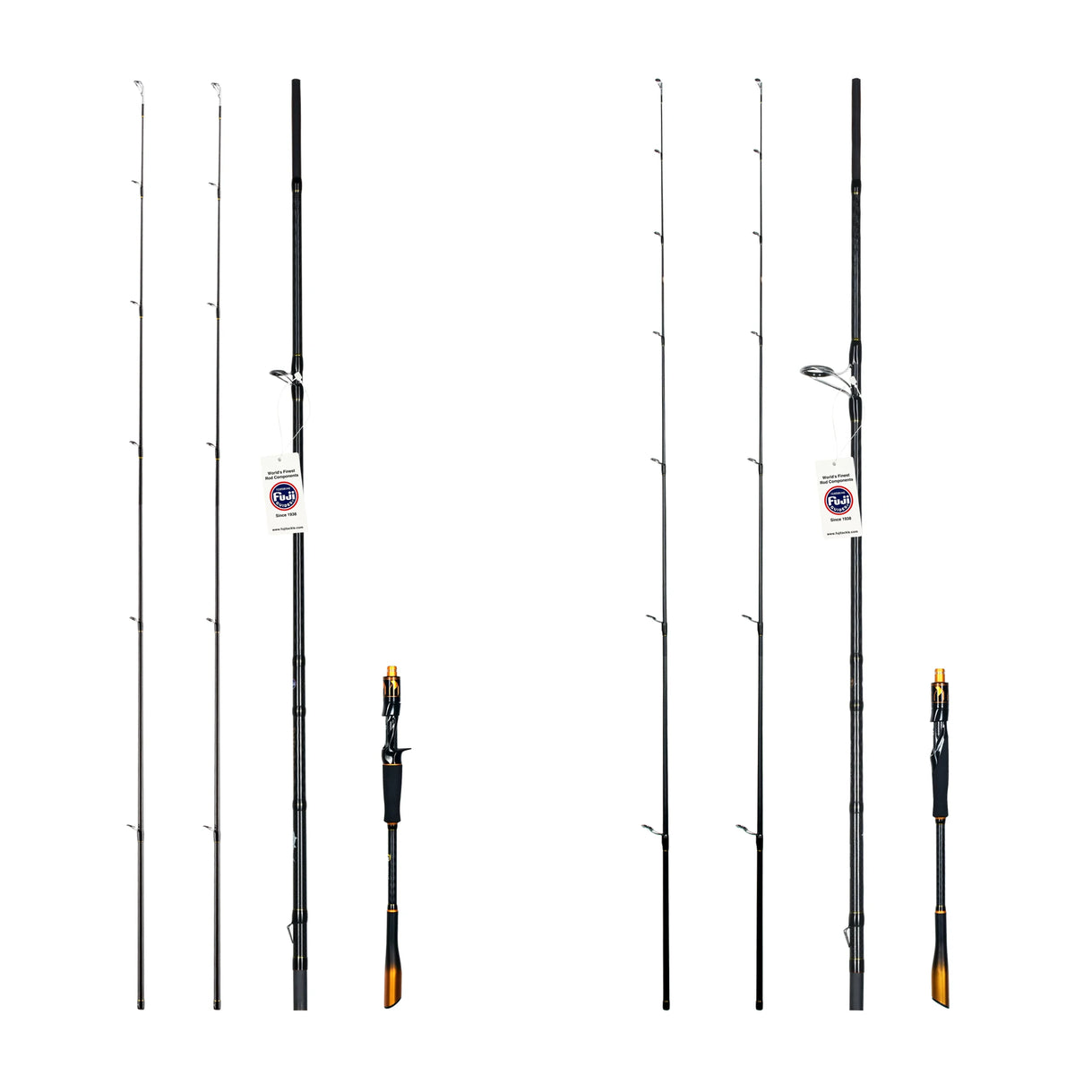 Biutifu Pro T1000 Carbon Spinning Casting Fishing Rod Fuji Guides For Anglers