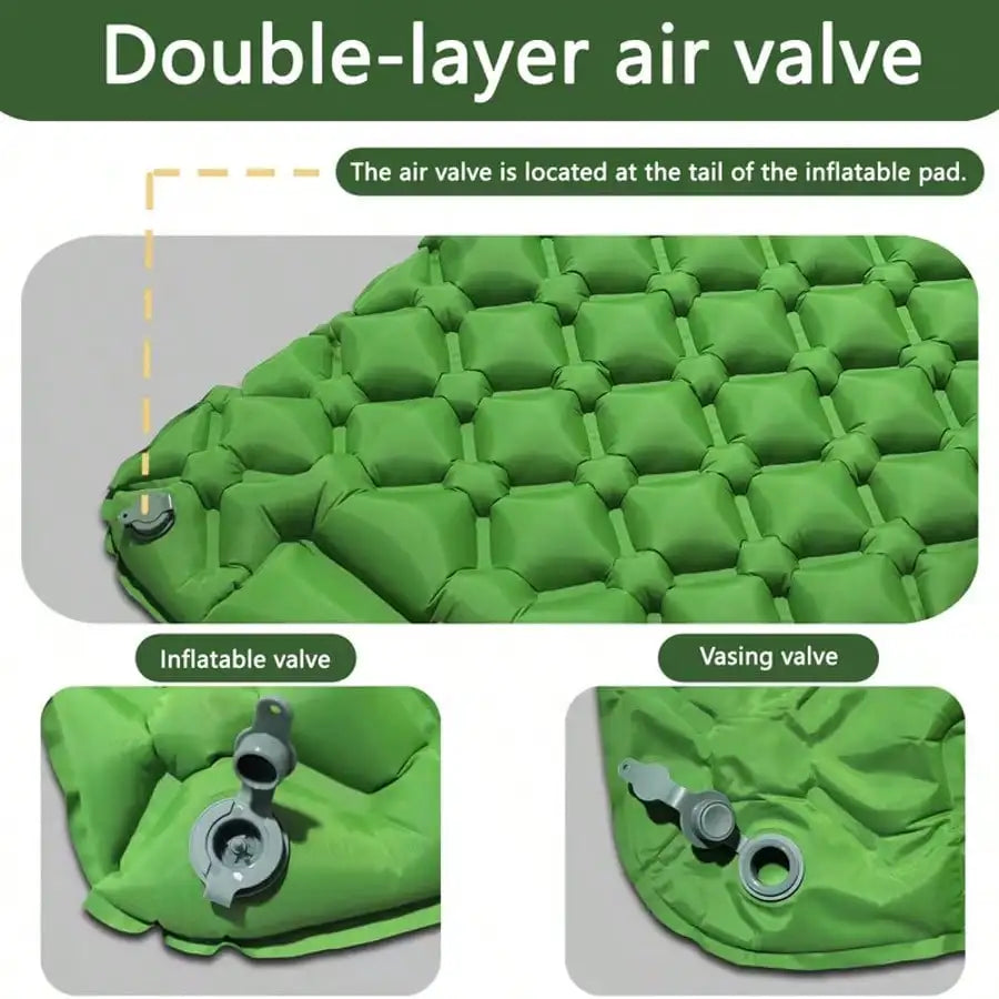 Ultra Lightweight Inflatable Camping Mattress With Built In Pump