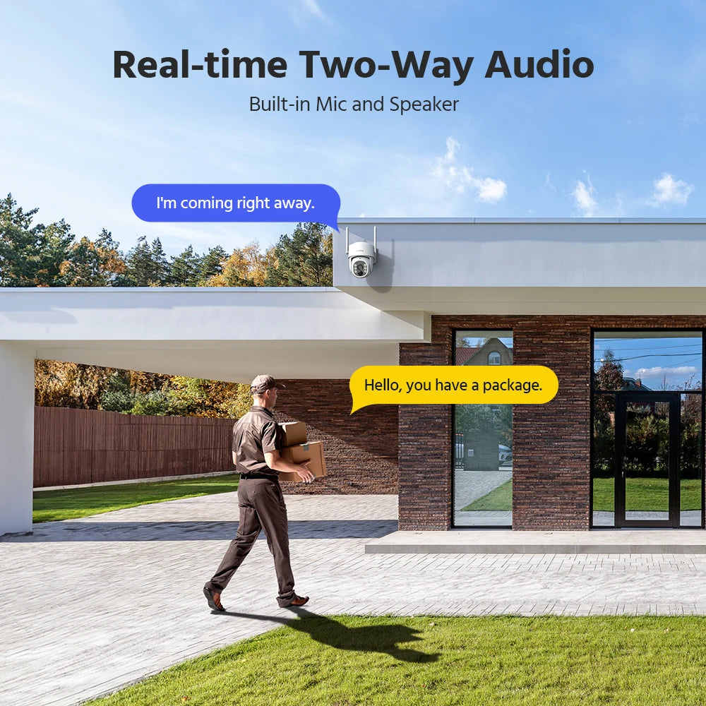 Annke 4MP Solar Wireless Security Camera PIR Motion Detection