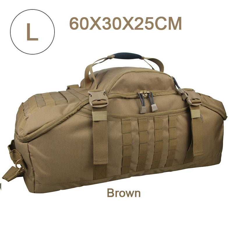 LQARMY Large Capacity Molle Tactical Hiking Camping Backpack