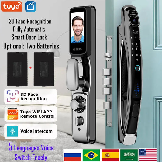 YKESDL Wifi Smart Door Lock With Face Recognition Camera