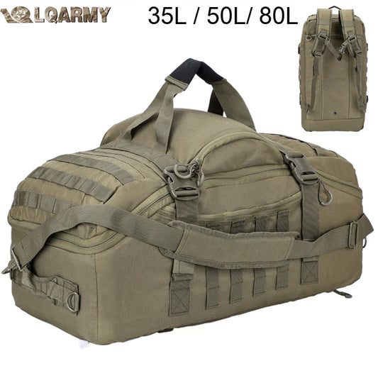 LQARMY Large Capacity Molle Tactical Hiking Camping Backpack