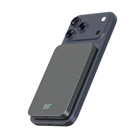 Magnetic Wireless Power Bank 20W 5000mAh Portable Solar Digital Display