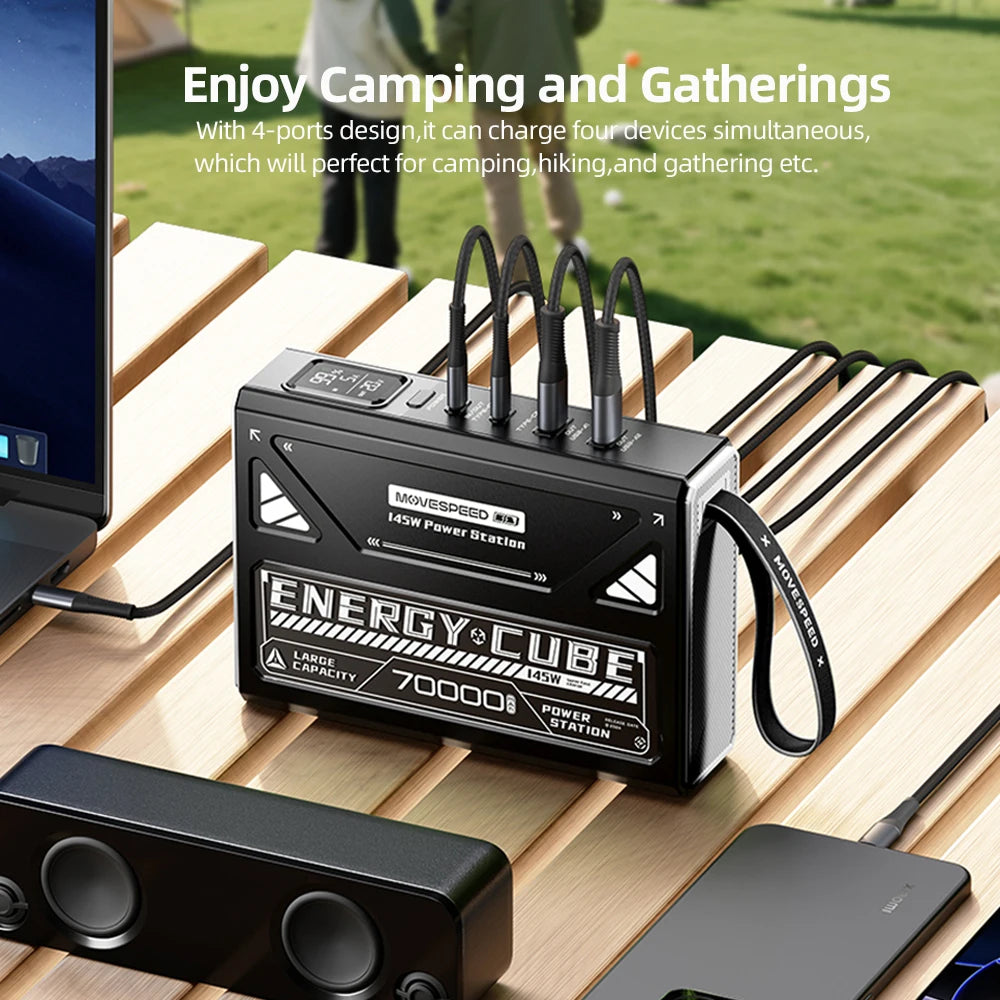 LED Camping Lantern 70000mAh Battery Emergency Light Outdoor