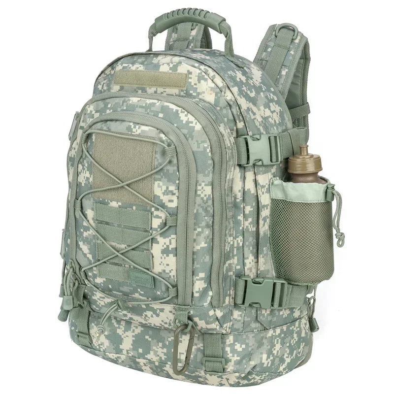 Lqarmy 65L Military Tactical Backpack For Hiking And Camping