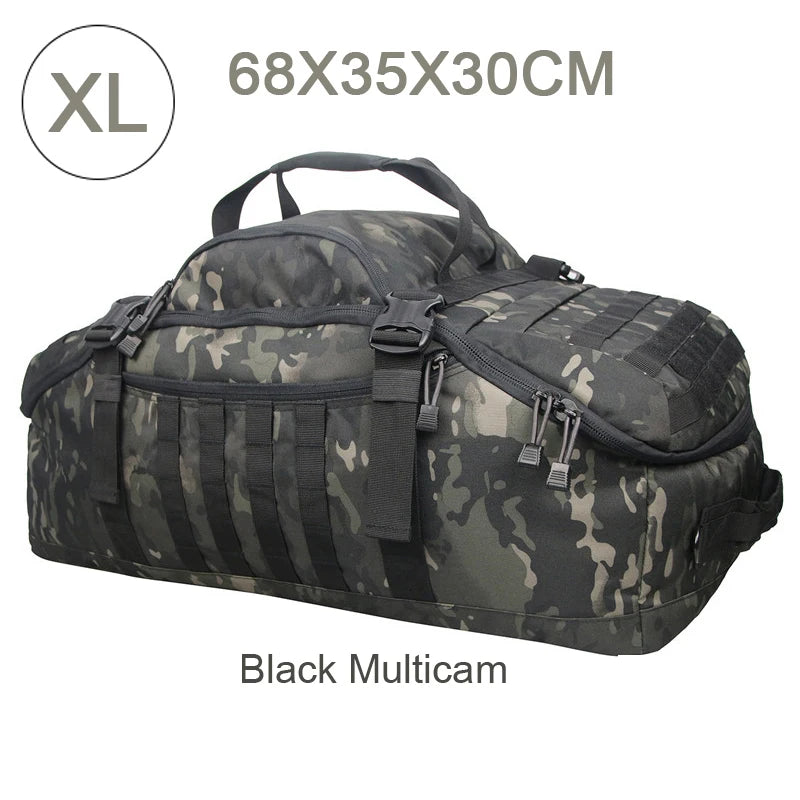 LQARMY Large Capacity Molle Tactical Hiking Camping Backpack