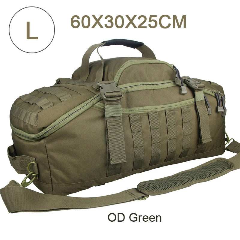 LQARMY Large Capacity Molle Tactical Hiking Camping Backpack