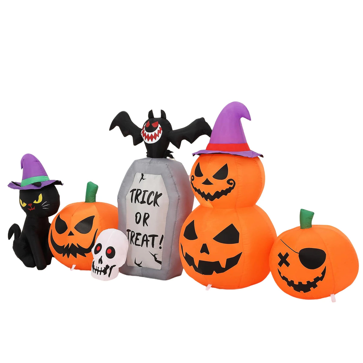 Stunning HiMISS 8 Foot LED Halloween Inflatable Yard Decor