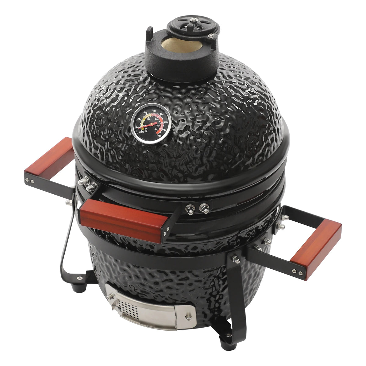 Bymaocar 13 Inch Freestanding Ceramic Charcoal Grill