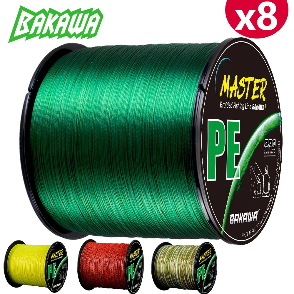 Bakawa 300M 8-Strand Braided Fishing Line For Saltwater Casting