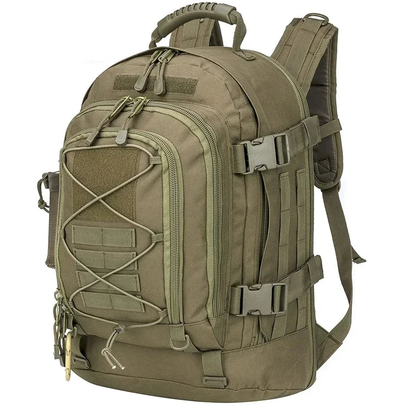 Lqarmy 65L Military Tactical Backpack For Hiking And Camping
