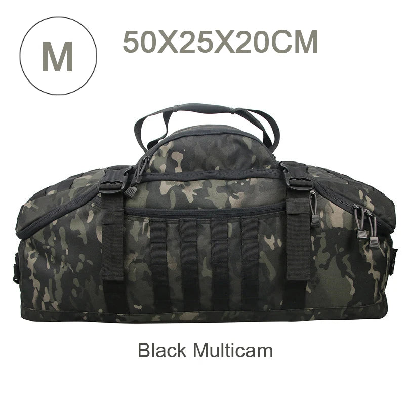 LQARMY Large Capacity Molle Tactical Hiking Camping Backpack
