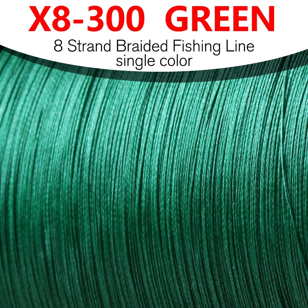 Bakawa 300M 8-Strand Braided Fishing Line For Saltwater Casting