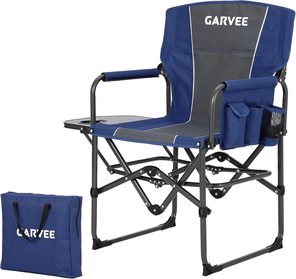 HiMISS Heavy Duty Folding Director Chair For Campers