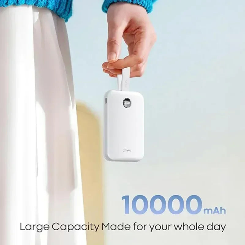 iWALK Magnetic Wireless Power Bank With Built In Fast Cable