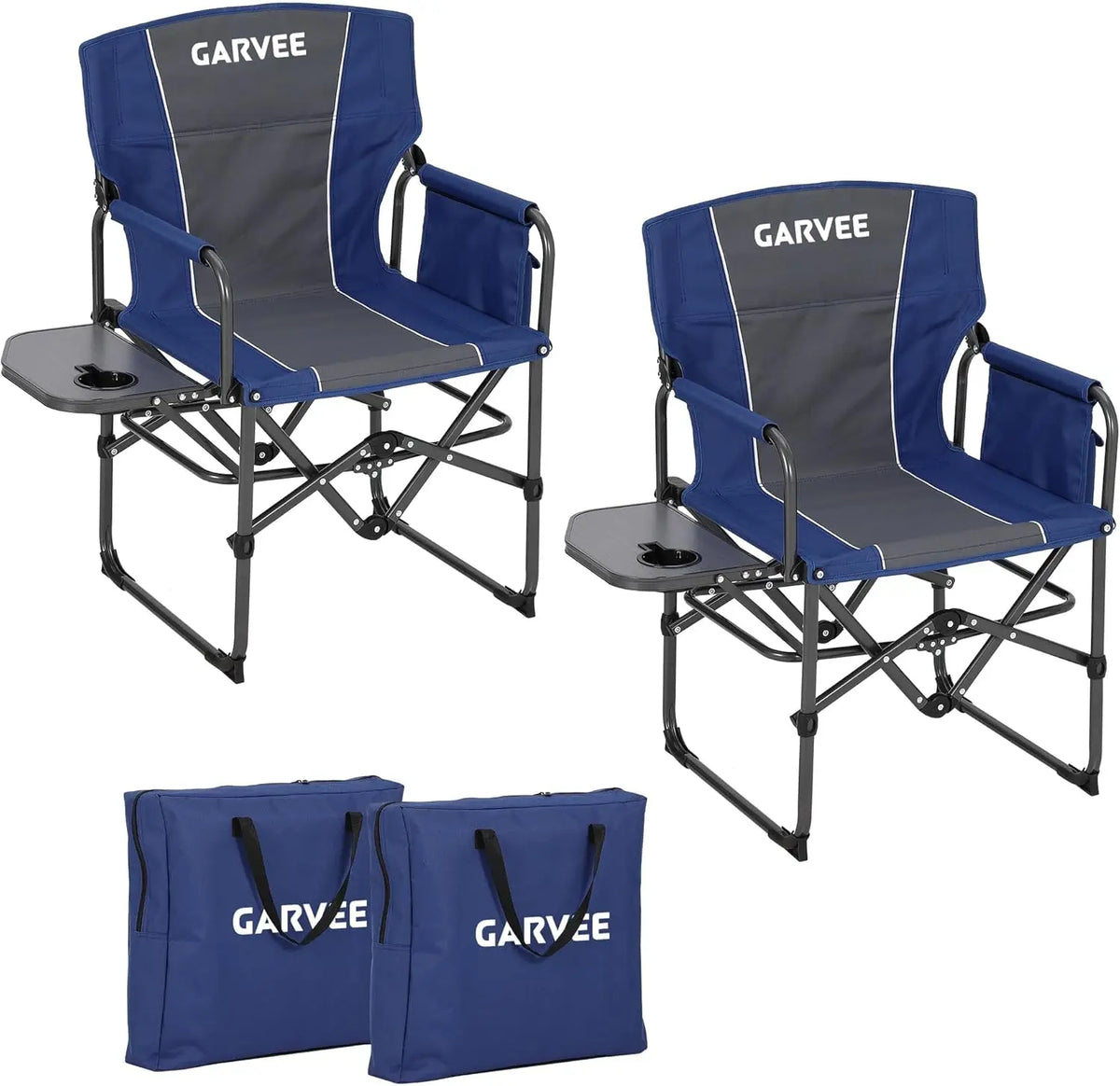 HiMISS Heavy Duty Folding Director Chair For Campers
