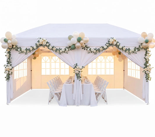 Heavy Duty Pop Up Tent Removable Sidewalls Waterproof Outdoor Canopy